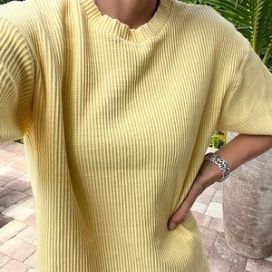 Zulu & Zephyr ribbed cotton tshirt